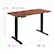 Alt View 13. Alamont Home - Tanner Rectangle Modern Engineered Wood Home Office Desk - Mahogany.