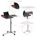 Alt View 38. Alamont Home - Dunbar Rectangle Contemporary Laminate Laptop Desk - Cherry.