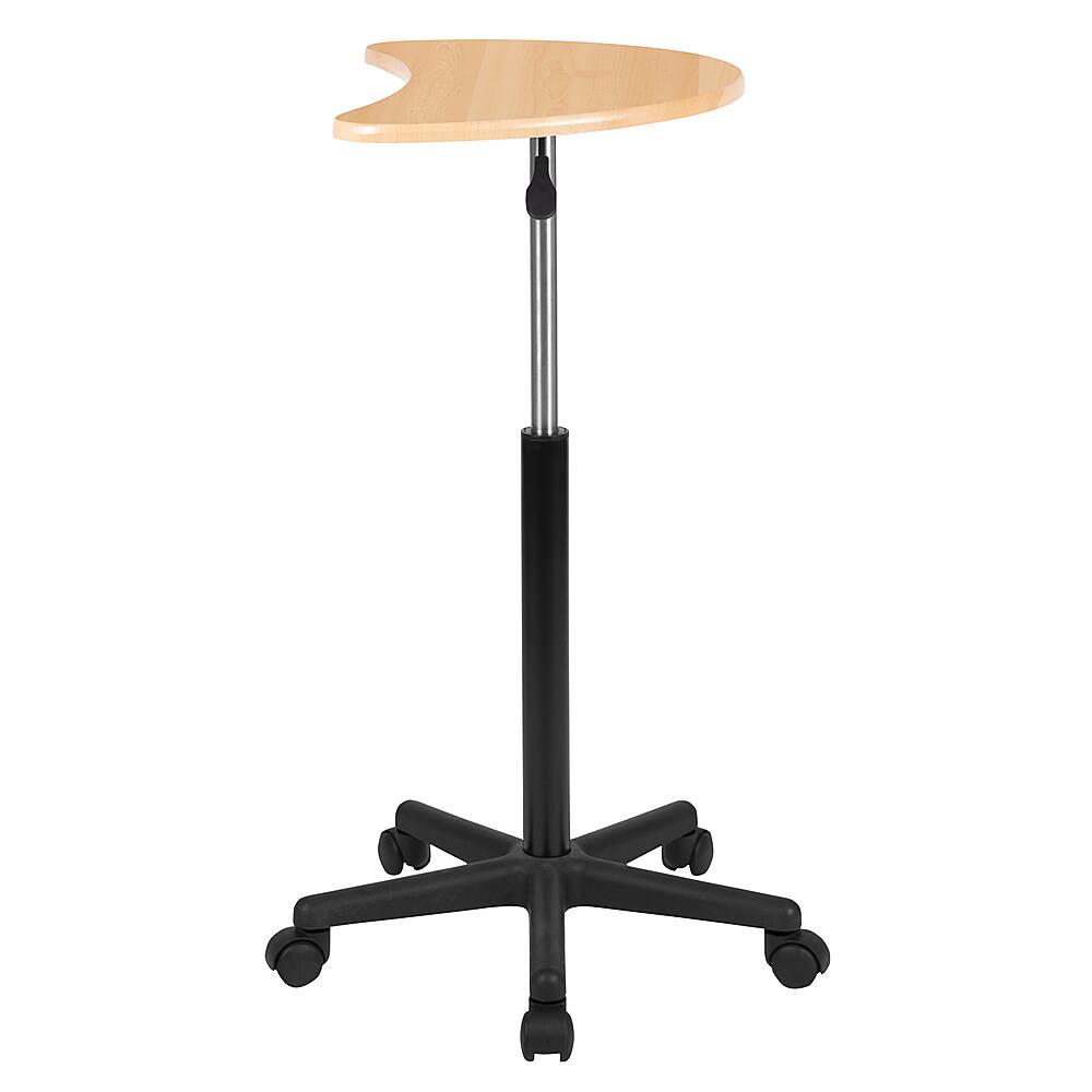 Alt View 17. Alamont Home - Eve Half-Round Contemporary Laminate Laptop Desk - Maple.