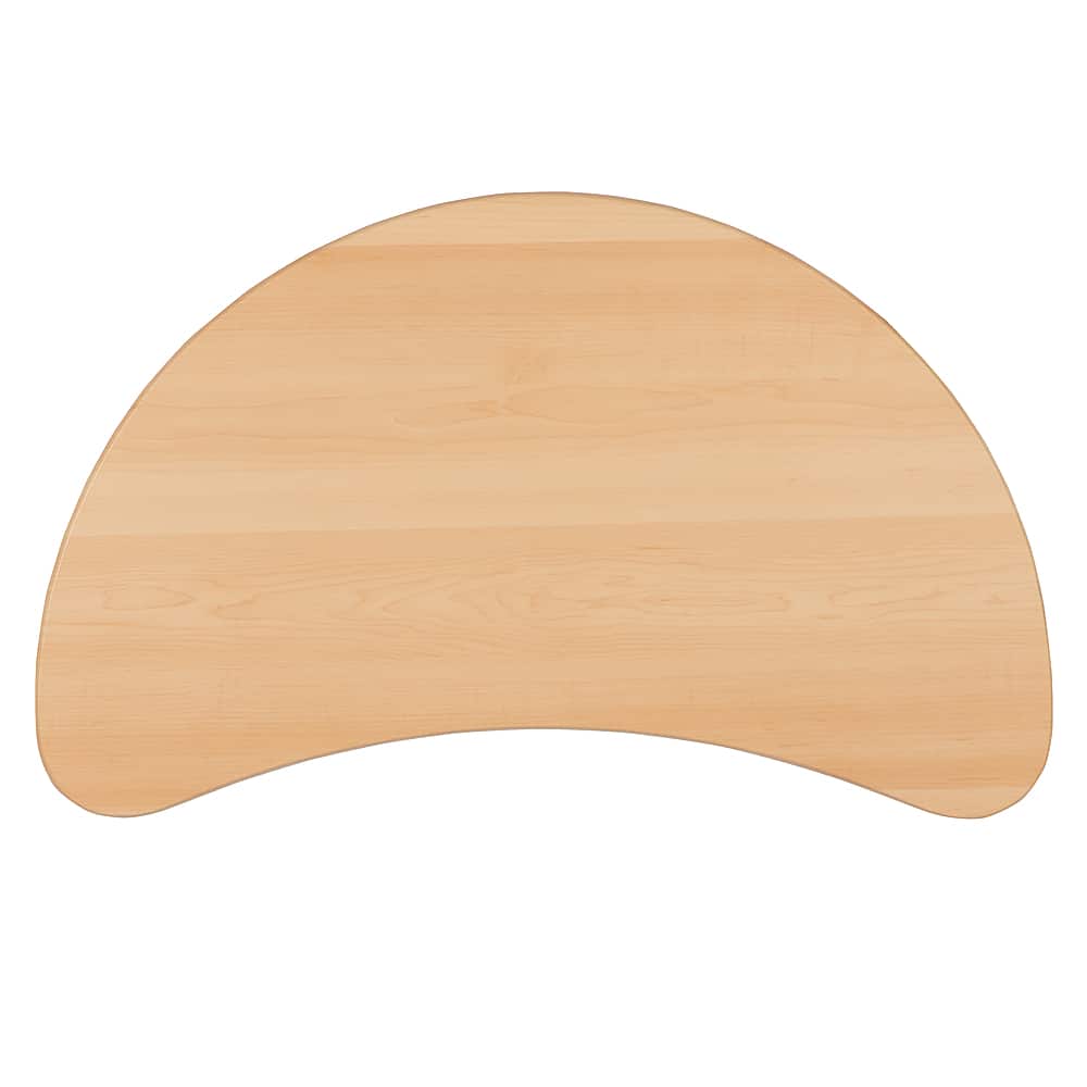 Alt View 18. Alamont Home - Eve Half-Round Contemporary Laminate Laptop Desk - Maple.