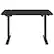 Alt View 11. Alamont Home - Tanner Rectangle Modern Engineered Wood Height-Adjustable Standing Desk in Black - Black.