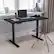 Alt View 12. Alamont Home - Tanner Rectangle Modern Engineered Wood Height-Adjustable Standing Desk in Black - Black.