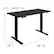 Alt View 13. Alamont Home - Tanner Rectangle Modern Engineered Wood Height-Adjustable Standing Desk in Black - Black.