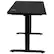 Alt View 17. Alamont Home - Tanner Rectangle Modern Engineered Wood Height-Adjustable Standing Desk in Black - Black.