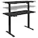 Alt View 20. Alamont Home - Tanner Rectangle Modern Engineered Wood Height-Adjustable Standing Desk in Black - Black.