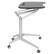 Alt View 16. Alamont Home - Gia Rectangle Contemporary Laminate Sit and Stand Desk - Black.