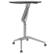 Alt View 17. Alamont Home - Gia Rectangle Contemporary Laminate Sit and Stand Desk - Black.