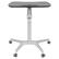Alt View 11. Alamont Home - Gia Rectangle Contemporary Laminate Sit and Stand Desk - Black.