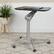 Alt View 12. Alamont Home - Gia Rectangle Contemporary Laminate Sit and Stand Desk - Black.