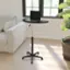 Alt View 11. Alamont Home - Eve Half-Round Contemporary Laminate  Laptop Desk - Black.