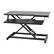 Front. Alamont Home - Ko Rectangle Contemporary Laminate Desk Riser - Black.