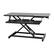 Front. Alamont Home - Ko Rectangle Contemporary Laminate Desk Riser - Black.