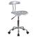 Front. Alamont Home - Elliott Contemporary Plastic Swivel Office Chair - Silver.