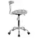 Alt View 16. Alamont Home - Elliott Contemporary Plastic Swivel Office Chair - Silver.