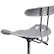 Alt View 17. Alamont Home - Elliott Contemporary Plastic Swivel Office Chair - Silver.