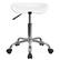 Alt View 11. Alamont Home - Taylor Contemporary Plastic Stool - White.