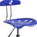 Alt View 15. Alamont Home - Elliott Contemporary Plastic Swivel Office Chair - Nautical Blue.