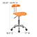 Alt View 13. Alamont Home - Elliott Contemporary Plastic Swivel Office Chair - Orange.