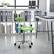 Alt View 12. Alamont Home - Elliott Contemporary Plastic Swivel Office Chair - Spicy Lime.