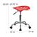 Alt View 13. Alamont Home - Taylor Contemporary Plastic Stool - Red.
