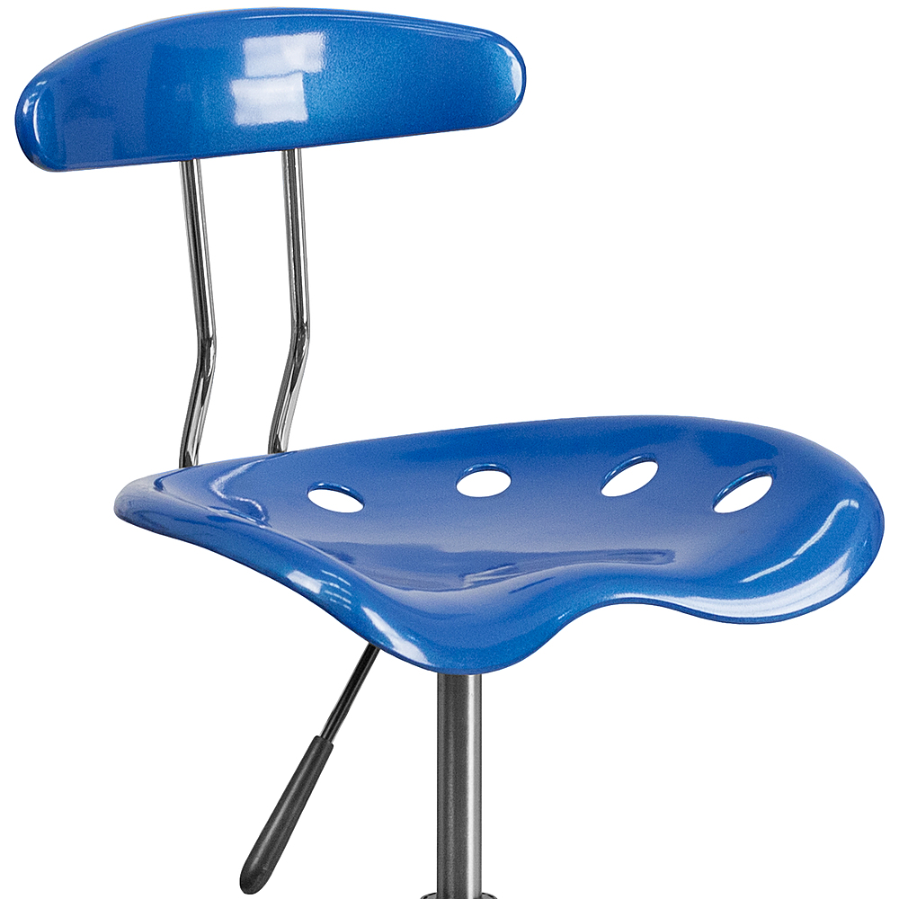 Best Buy: Flash Furniture Bradley Contemporary Plastic Drafting Stool Bright  Blue LF-215-BRIGHTBLUE-GG