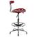 Alt View 16. Alamont Home - Bradley Contemporary Plastic Drafting Stool - Wine Red.