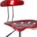 Alt View 17. Alamont Home - Bradley Contemporary Plastic Drafting Stool - Wine Red.