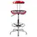 Alt View 11. Alamont Home - Bradley Contemporary Plastic Drafting Stool - Wine Red.