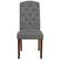 Alt View 11. Alamont Home - Hercules Grove Park Midcentury Fabric Diamond Patterned Parsons Chair - Gray Fabric.