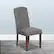 Alt View 12. Alamont Home - Hercules Grove Park Midcentury Fabric Diamond Patterned Parsons Chair - Gray Fabric.