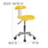 Alt View 13. Flash Furniture - Elliott Contemporary Plastic Swivel Office Chair - Yellow.