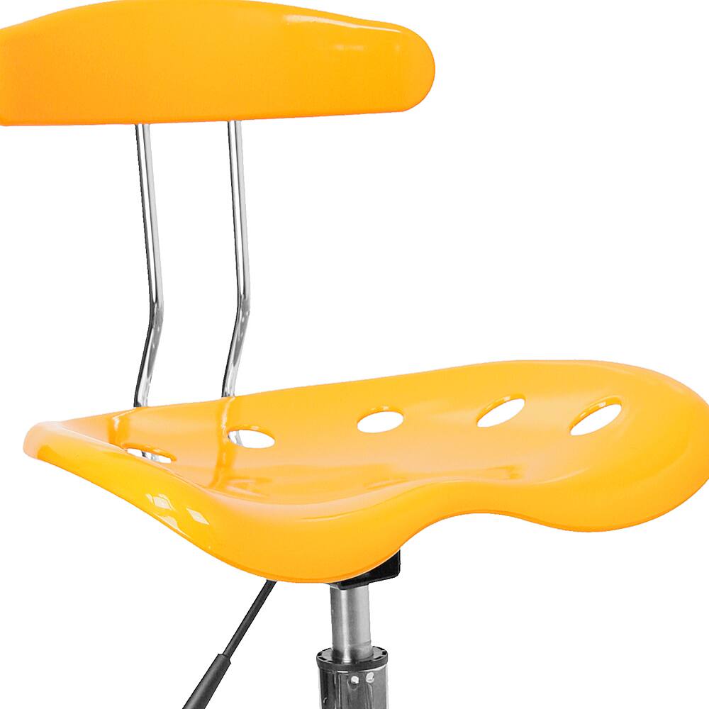 Alt View 15. Alamont Home - Elliott Contemporary Plastic Swivel Office Chair - Yellow.