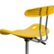 Alt View 17. Flash Furniture - Elliott Contemporary Plastic Swivel Office Chair - Yellow.
