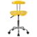 Alt View 11. Flash Furniture - Elliott Contemporary Plastic Swivel Office Chair - Yellow.