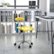 Alt View 12. Flash Furniture - Elliott Contemporary Plastic Swivel Office Chair - Yellow.