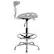 Alt View 16. Alamont Home - Bradley Contemporary Plastic Drafting Stool - Silver.