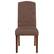 Alt View 12. Alamont Home - Hercules Hampton Hill Series Midcentury Fabric Dining Chair - Upholstered - Brown Fabric.