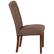 Alt View 15. Alamont Home - Hercules Hampton Hill Series Midcentury Fabric Dining Chair - Upholstered - Brown Fabric.