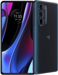 Motorola - Edge+ 512GB (Unlocked) 2022 - Cosmos Blue - Front_Zoom