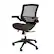 Front. Alamont Home - Warfield Modern Mesh Executive Swivel Office Chair - Black Mesh/Black Frame.