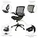 Alt View 39. Alamont Home - Warfield Modern Mesh Executive Swivel Office Chair - Black Mesh/Black Frame.