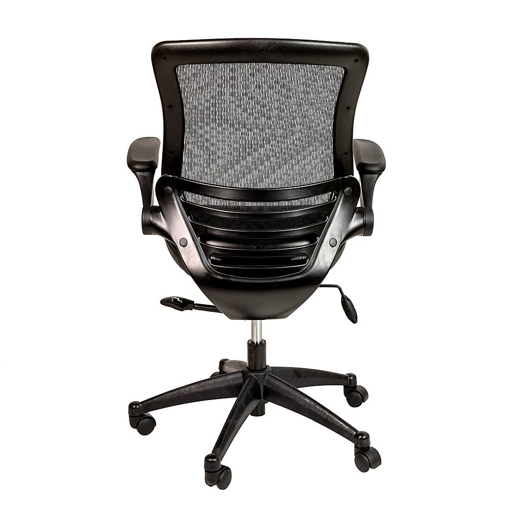 Alt View 14. Alamont Home - Warfield Modern Mesh Executive Swivel Office Chair - Black Mesh/Black Frame.