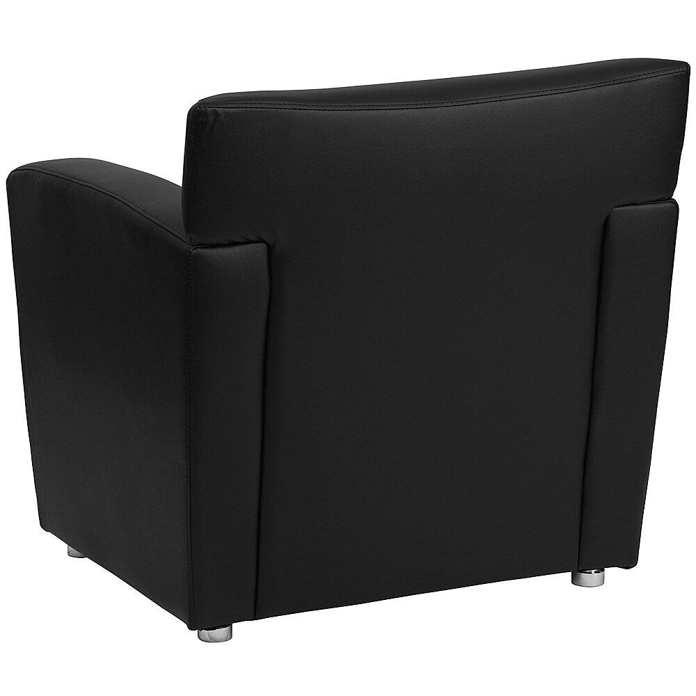 Alt View 13. Alamont Home - Hercules Majesty  Contemporary Leather/Faux Leather Reception Chair - Black.