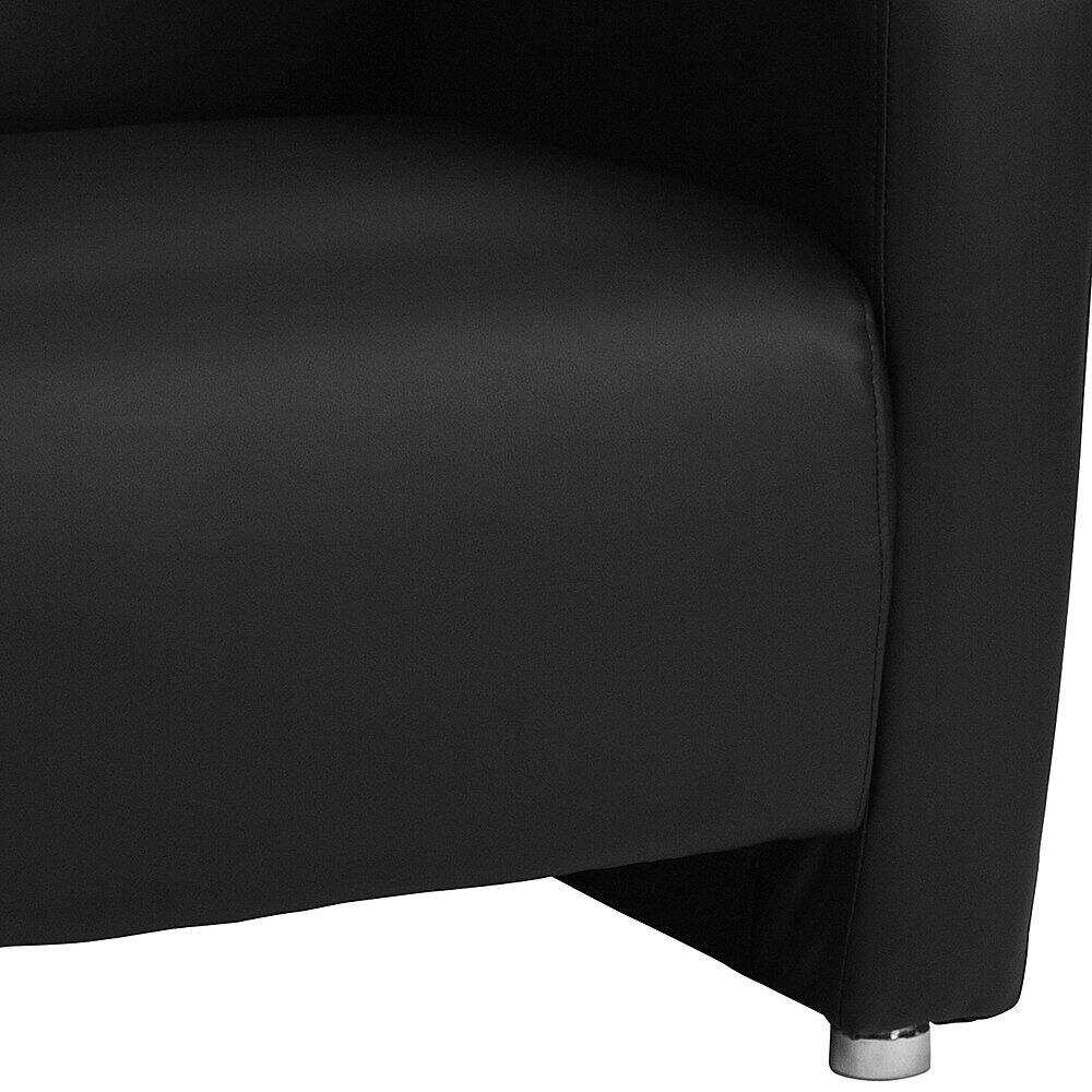 Alt View 15. Alamont Home - Hercules Majesty  Contemporary Leather/Faux Leather Reception Chair - Black.