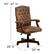 Alt View 13. Alamont Home - Derrick Traditional Fabric Swivel Office Chair - Bomber Brown Microfiber.