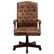 Alt View 11. Alamont Home - Derrick Traditional Fabric Swivel Office Chair - Bomber Brown Microfiber.