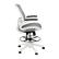 Alt View 16. Alamont Home - Waylon Modern Mesh Drafting Stool - Gray Mesh/White Frame.