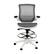 Alt View 11. Alamont Home - Waylon Modern Mesh Drafting Stool - Gray Mesh/White Frame.