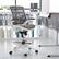 Alt View 12. Alamont Home - Waylon Modern Mesh Drafting Stool - Gray Mesh/White Frame.