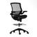 Front. Alamont Home - Waylon Modern Mesh Drafting Stool - Black Mesh/Black Frame.
